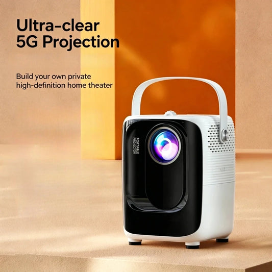 A007 Mini HD Portable Android Projector Indoor Home Theater Portable Entertainment System for Family Indoor Movies Video Leisure