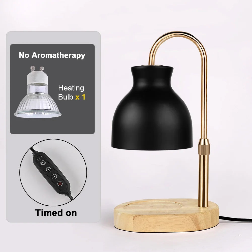 Candle Warmer Lamp with Timer - Electric Adjustable Candle Lamp Warmer, Birthday Gifts for New Home, Candle Warmer