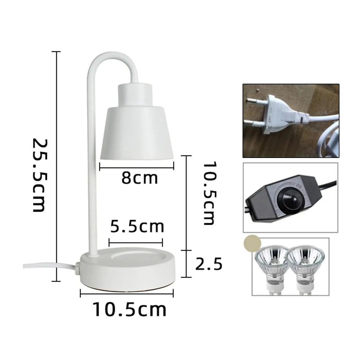 Candle Warmer Lamp Bedside Lights Table Lamp Candle Melter Wax Lamp for Decoration Home