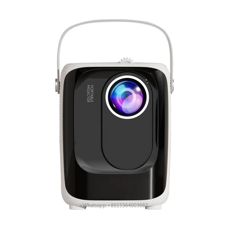 A007 Mini HD Portable Android Projector Indoor Home Theater Portable Entertainment System for Family Indoor Movies Video Leisure