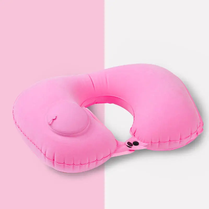 Inflatable Portable Neck Pillow U-shaped Pillow That Can Be Stored And Self Filled Suitable For Outdoor Travel Business Trips