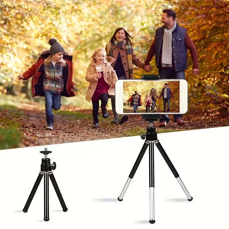 Universal Projector Tripod Mini for HY300 PRO+ HY310 HY320 MINI TP360 360° Rotatable Adjustable Height Portable Aluminum Alloy