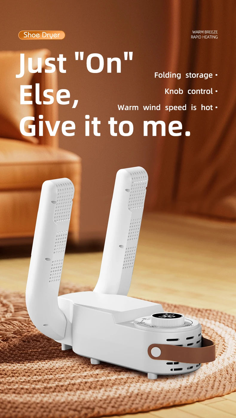 Quick Drying Intelligent Shoe Dryer Telescopic Stretchable Design Timer Function Sterilize Deodorize Shoe Dryer Machine