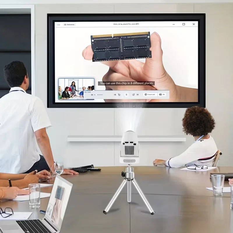 Universal Projector Tripod Mini for HY300 PRO+ HY310 HY320 MINI TP360 360° Rotatable Adjustable Height Portable Aluminum Alloy