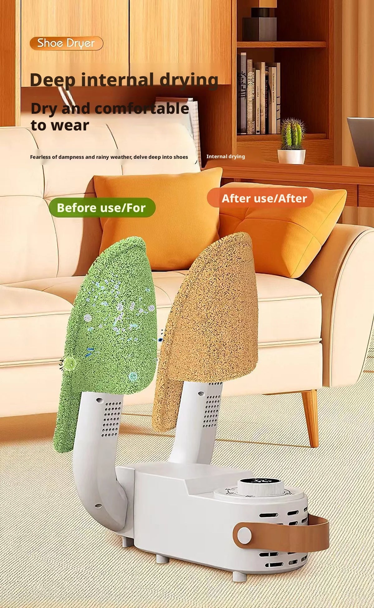 All-in-1 Smart Shoe Dryer Portable Automatic Fast Drying with Deodorization & Sterilization – Perfect for Home and Dorm Living