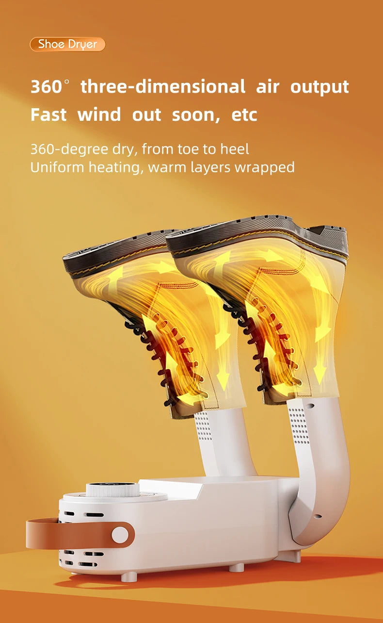 Quick Drying Intelligent Shoe Dryer Telescopic Stretchable Design Timer Function Sterilize Deodorize Shoe Dryer Machine