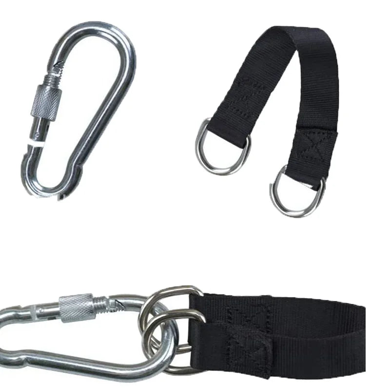 Children Climbing Rope Ladder Wooden Swing Kids Indoor Outdoor Tree Playground Recreation Play Game Bodybuilding Set