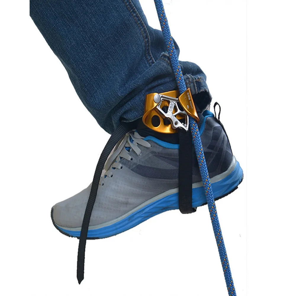 Rock Climbing Foot Ascender Right Left Foot Ascend SRT Mountaineering Outdoor Safety Protective Equipment