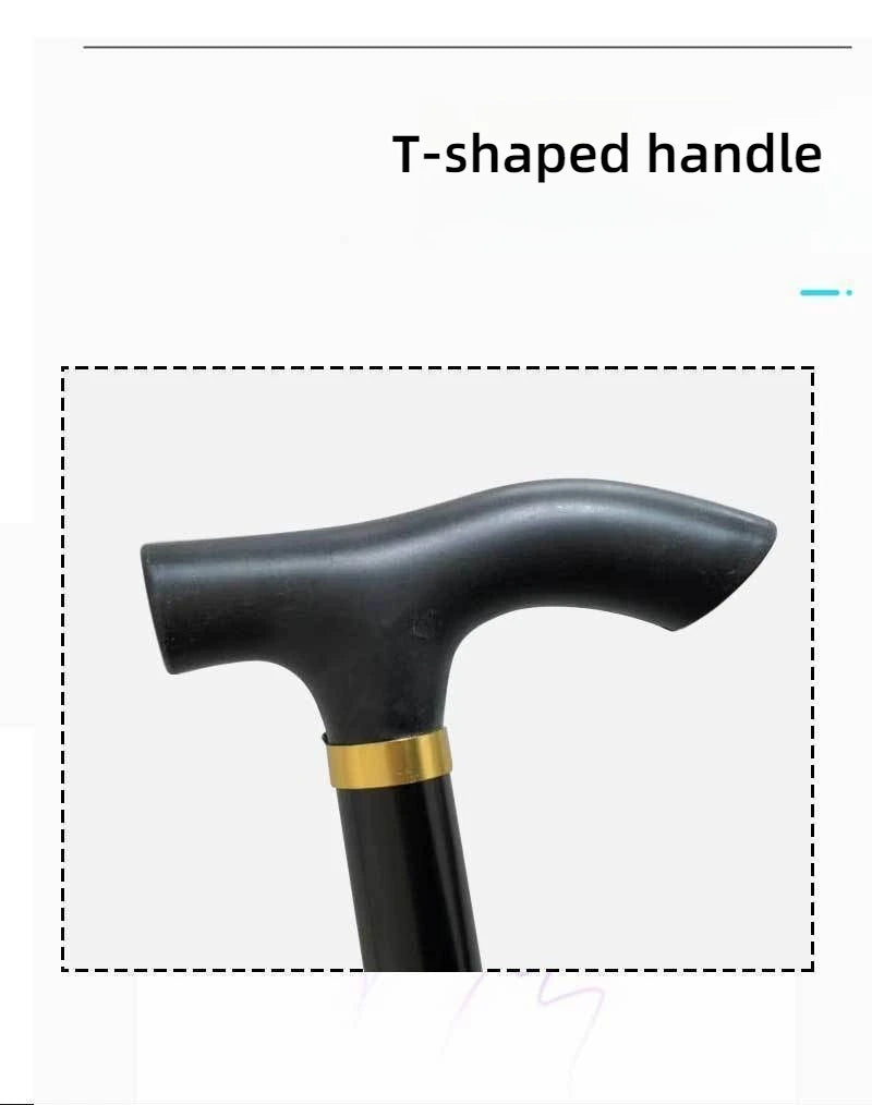 Mountaineering Stick - Men's and Women's Model - Travel Folding Adjustable Telescopic - Multi-functional for The Elderly