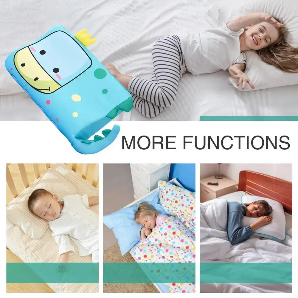 Toddler Pillow Kid Pillow for Small Travel Bed Ergonomic Bed Pillow Skin-Friendly Travel Cushion for Kids Girls