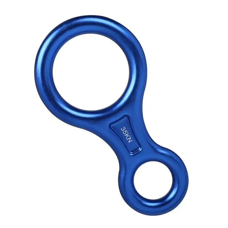 02DE Outdoor Recreation Abseiling Gear 35kN Heavy Duty Descender for Mountaineering