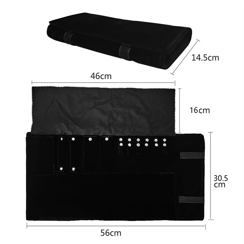 Travel Jewelry Organizer Portable Velvet Ring Earrings Pendant Necklace Holder Bracelet Carrying Storage Bag Foldable Roll Pouch