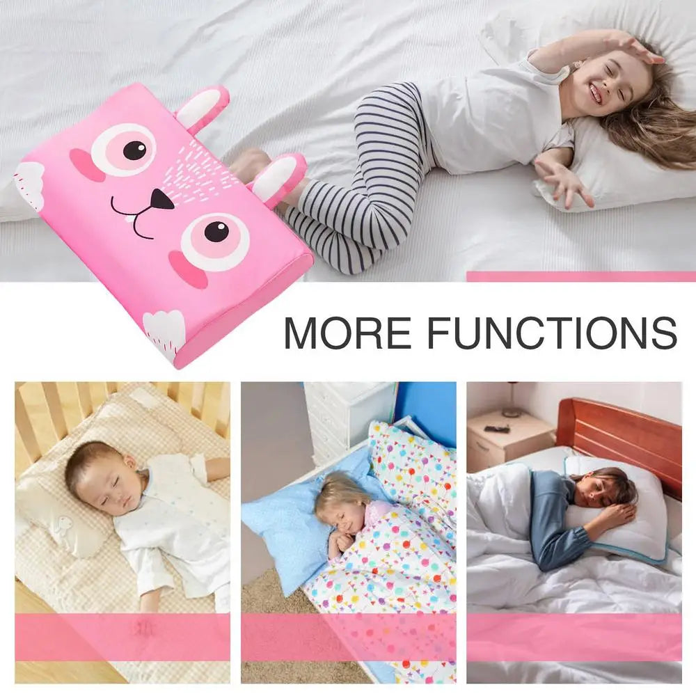 Toddler Pillow Kid Pillow for Small Travel Bed Ergonomic Bed Pillow Skin-Friendly Travel Cushion for Kids Girls