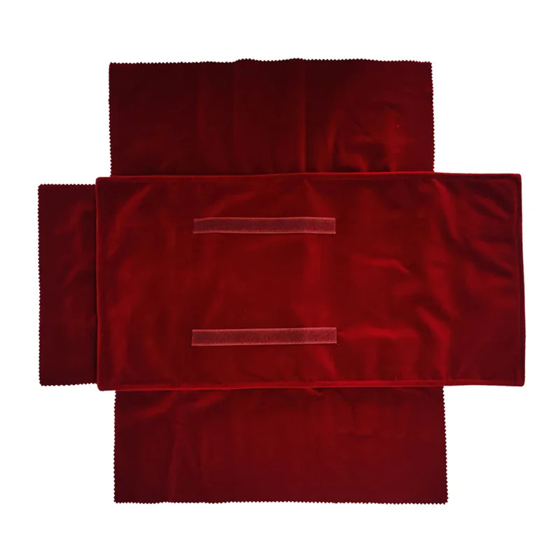 Travel Jewelry Organizer Portable Velvet Ring Earrings Pendant Necklace Holder Bracelet Carrying Storage Bag Foldable Roll Pouch