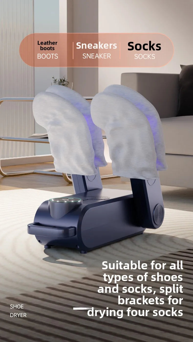 220V Shoes dryer Electric Shoe Gloves Drying Machine Sterilizer Boots Drier Odor Deodorant Heater Hats Socks Shoe Dryer EU Plug