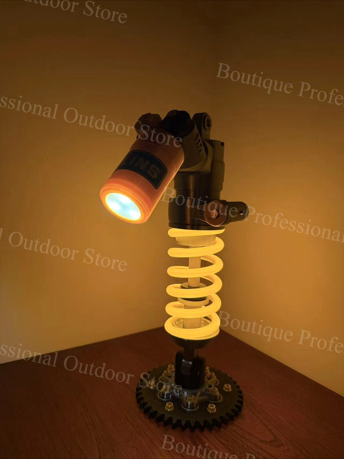 DIY Motorcycle Style Ambient Light Gaming Room Setup Decor Creative Gift For Male Gamers Bike Lovers For OHLINS Suspension Lamp
