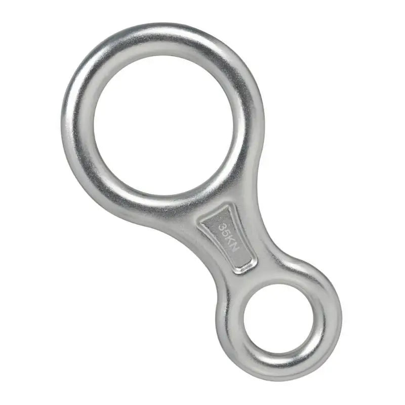 02DE Outdoor Recreation Abseiling Gear 35kN Heavy Duty Descender for Mountaineering