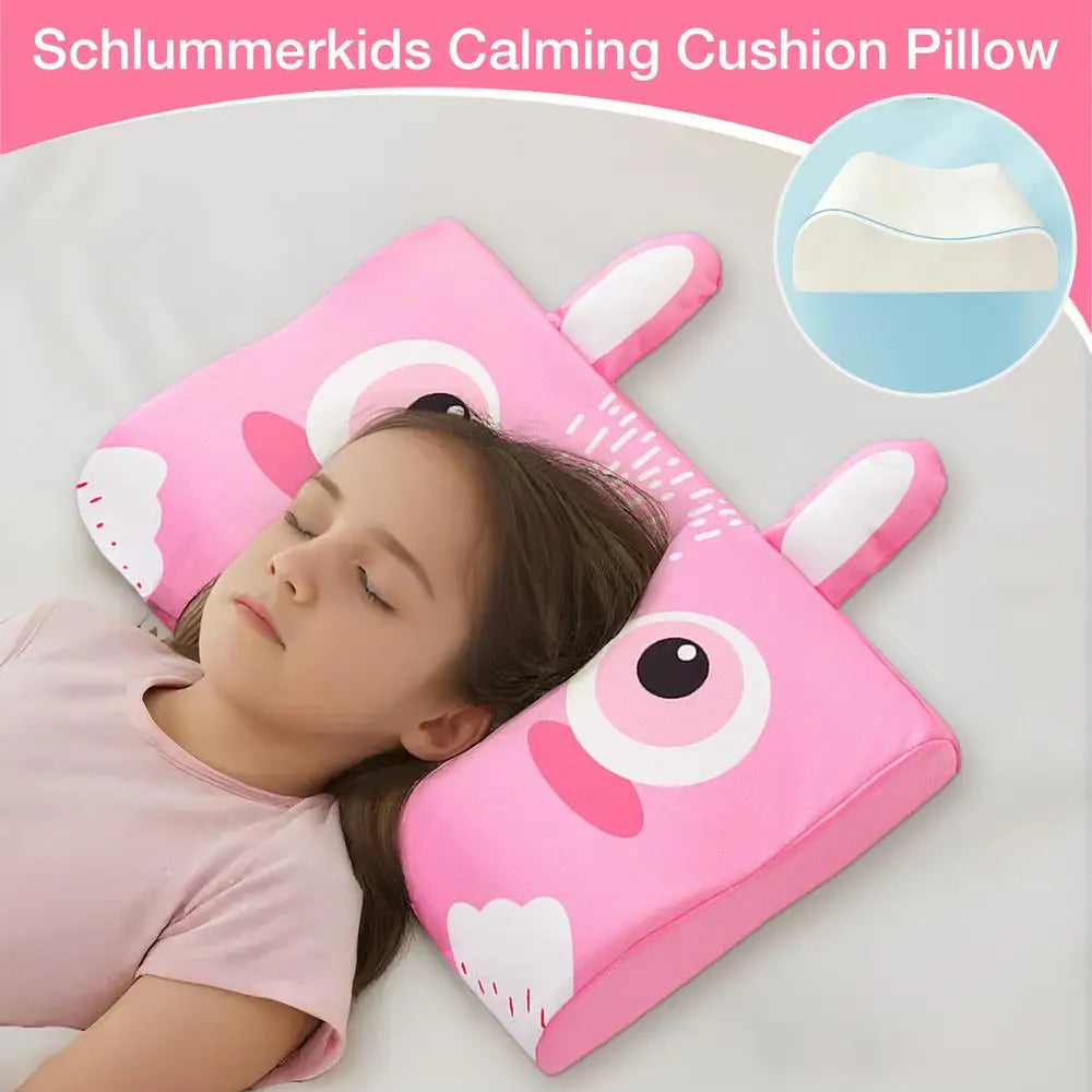 Toddler Pillow Kid Pillow for Small Travel Bed Ergonomic Bed Pillow Skin-Friendly Travel Cushion for Kids Girls