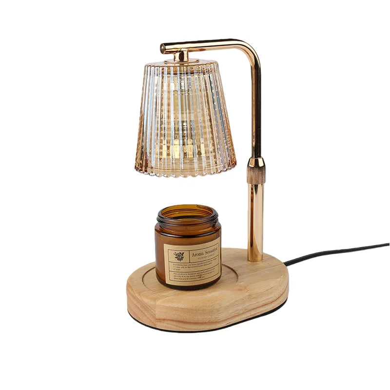 50WCandle Warmer Lamp with Timer Dimmable Candle Lamp Warmer Glass Candle Warmer Adjustable Candle Light Cozy Bedroom Home Decor