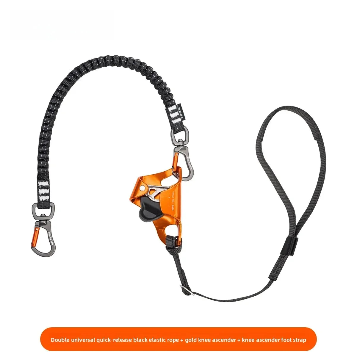 Outdoor Adventure Knee Ascender,Running Rope High Altitude Operation Footrest, Cave Exploration Tree Climbing Rope Knee Ascender